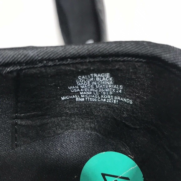 Michael Kors Shoes 'CaliTracie’ Quilted Flats Ballet US 4 Black - Picture 9 of 12